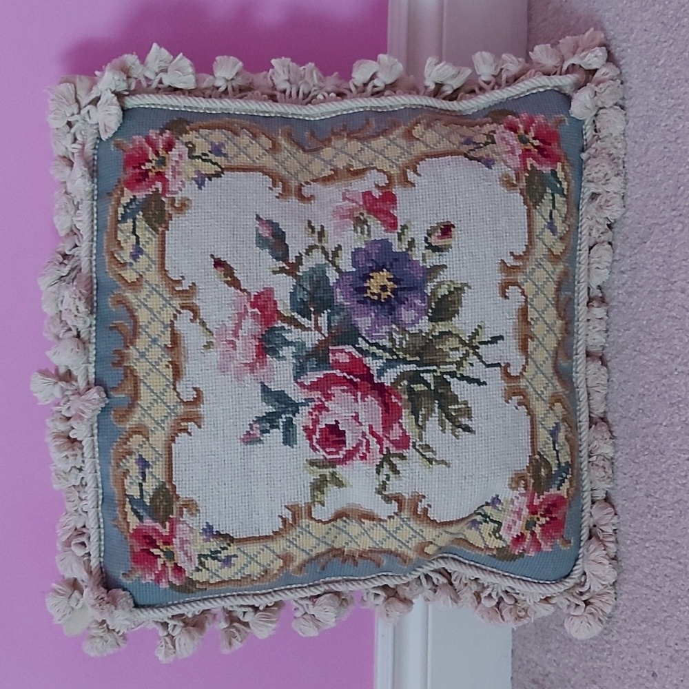 Handmade Cross Stich Pillow